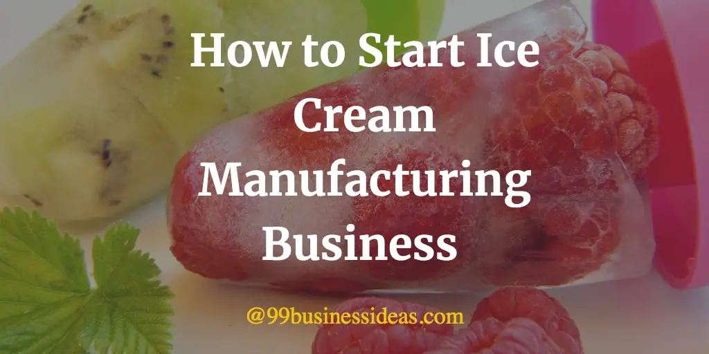 ice cream manufacturing business plan in india pdf