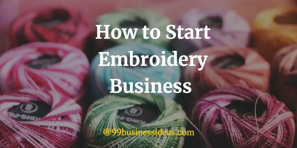 embroidery small business plan