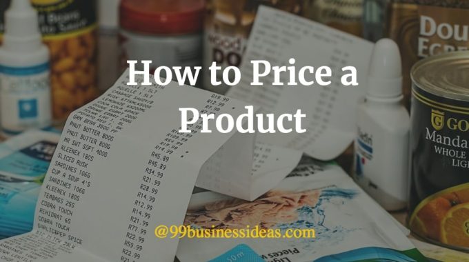 pricing a product