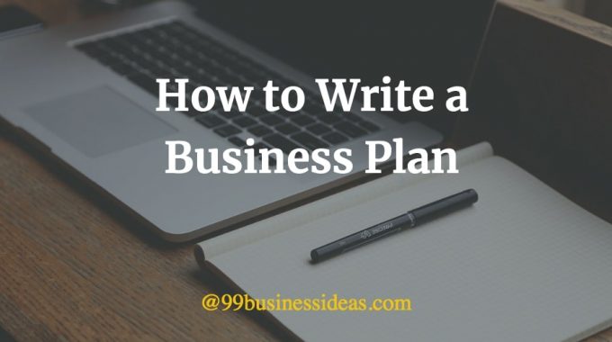 how to write a business plan from scratch