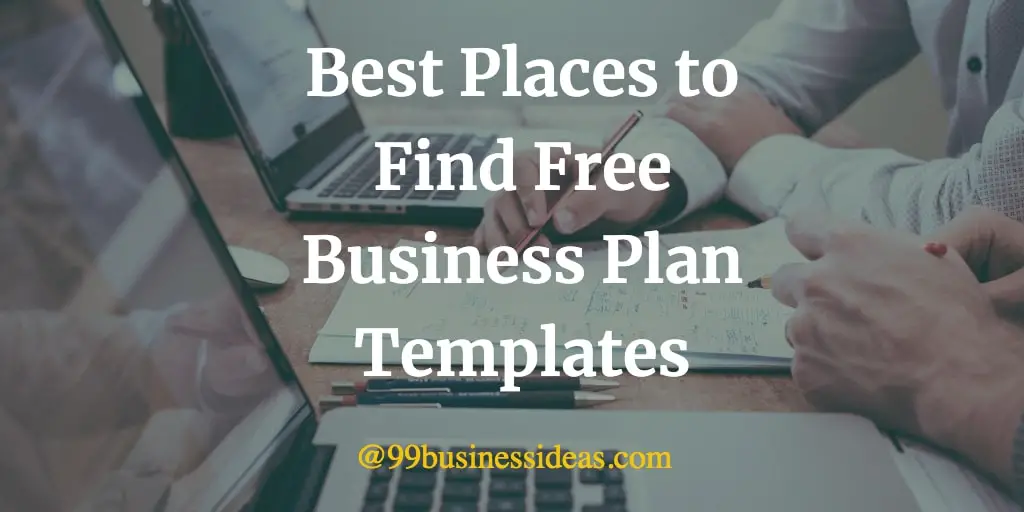 best places to find free business plan templates