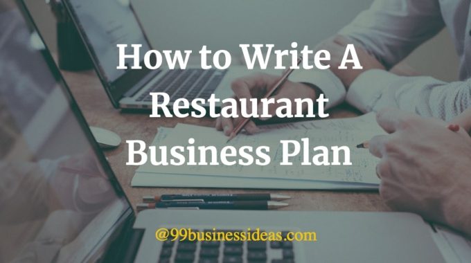 how to write a restaurant business plan