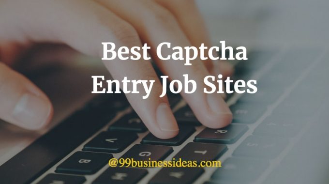best captcha entry job sites