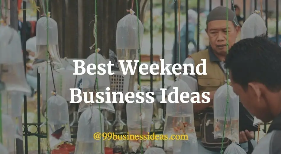 best profitable weekend business ideas