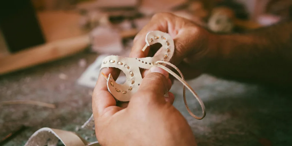handcrafted leather jewelry