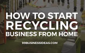 recycling business from home