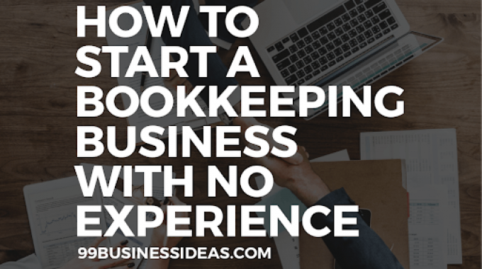 start a bookkeeping business from home with no experience