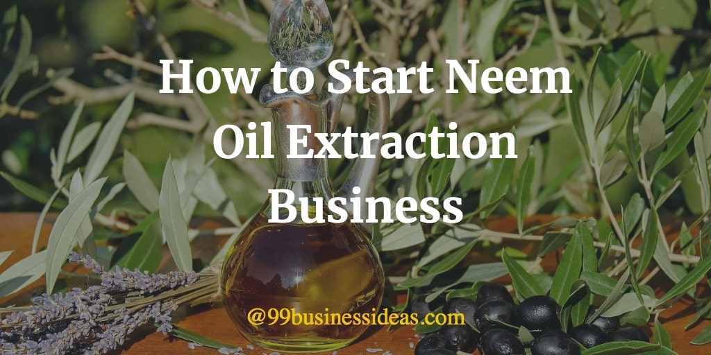 How to Start Neem Oil Extraction Business Plan Checklist