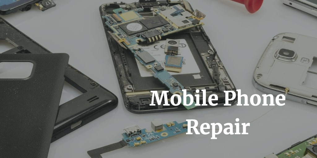 pic of a repaired mobile phone