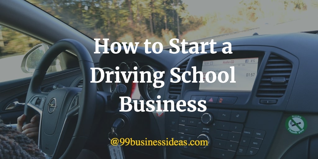 car driving school business plan