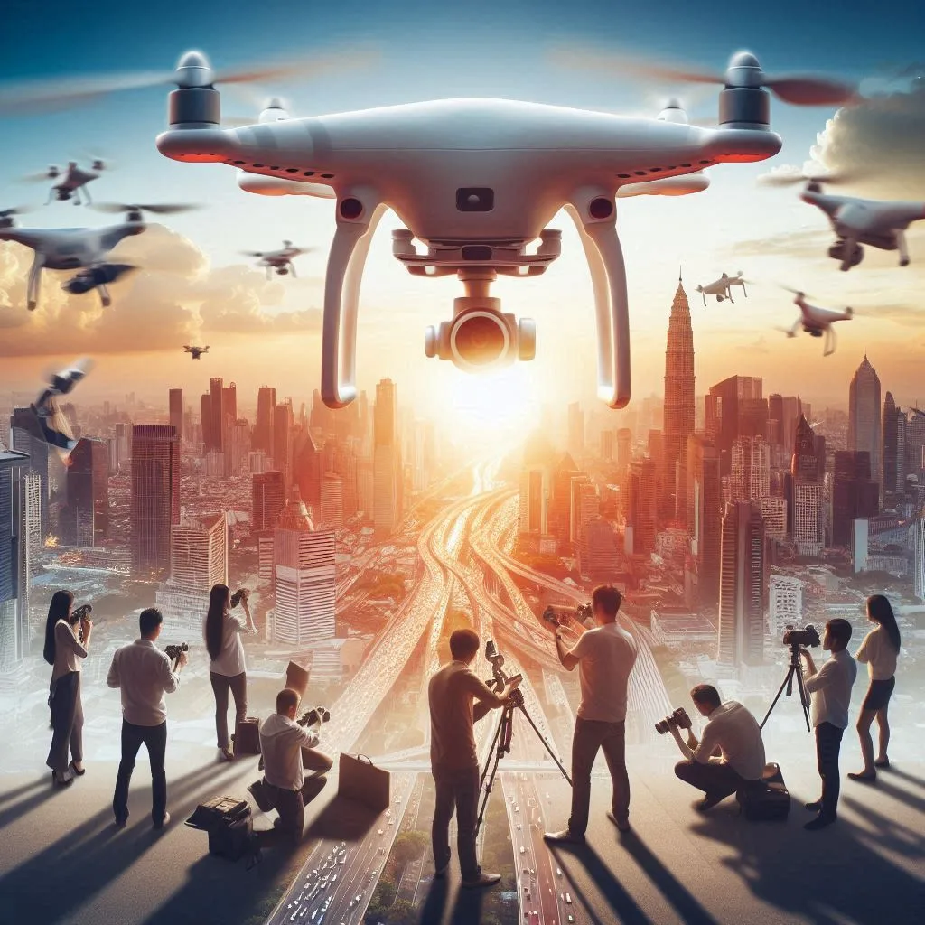 image of a drone photography business