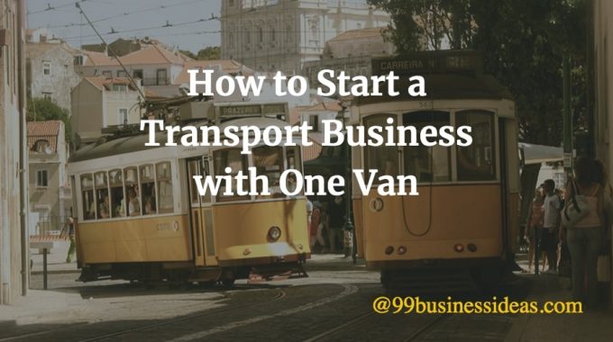 how to transport business with one van