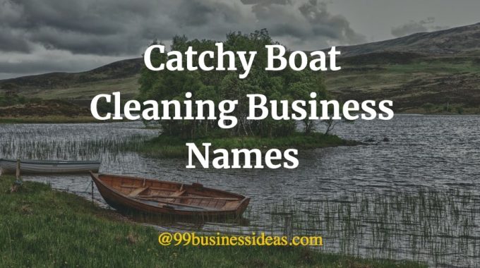 unique boat cleaning business names