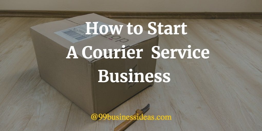 how to start courier business from home