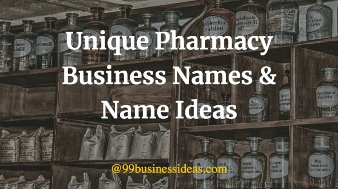 list of unique pharmacy business names