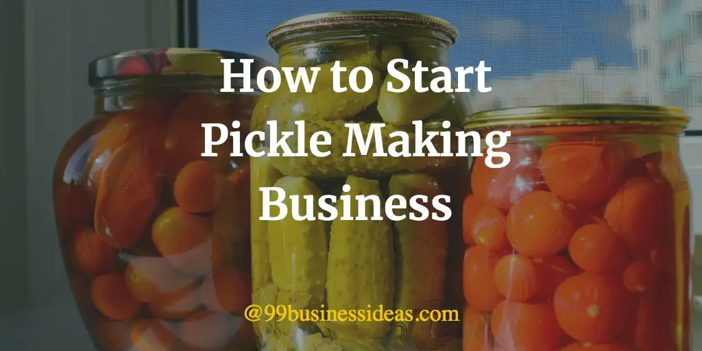 business plan for pickle industry
