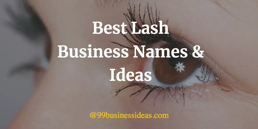 Lash and brow business name ideas
