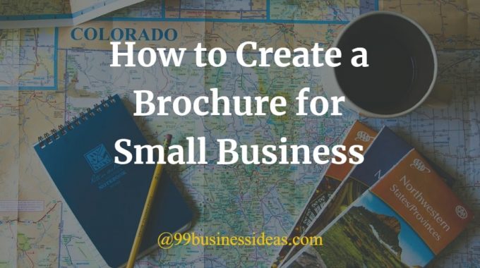 how to create a brochure
