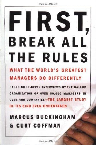 first break all the rules management book