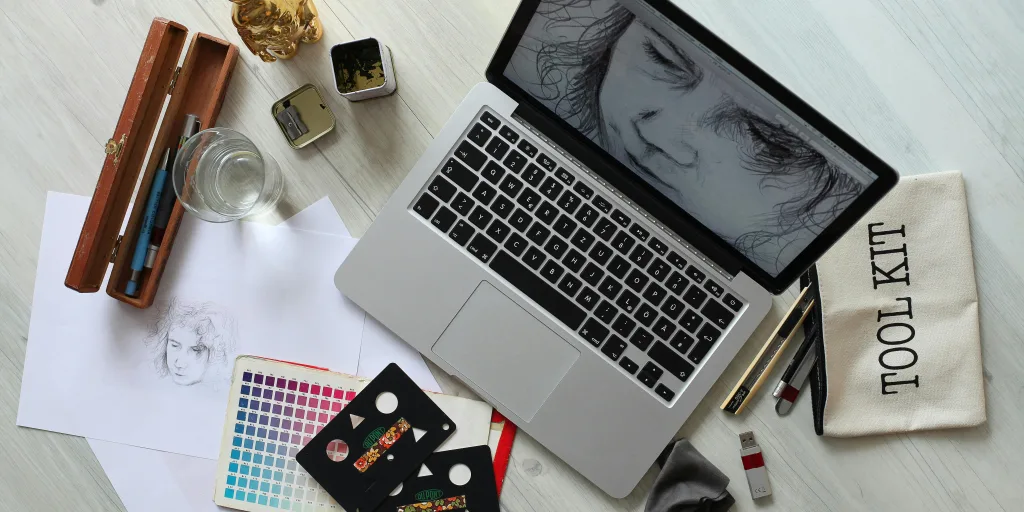 graphic design with photoshop