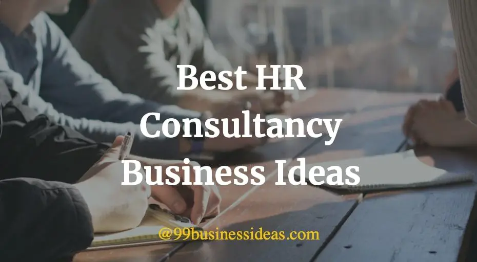 best hr consultancy business ideas