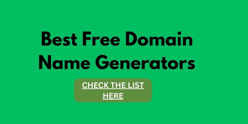 best free domain name generators