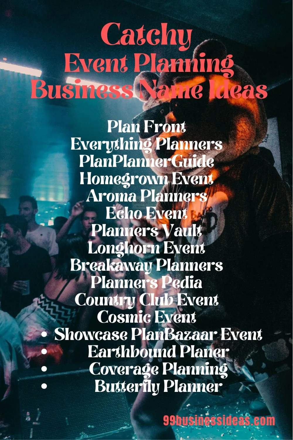 creative event planning names