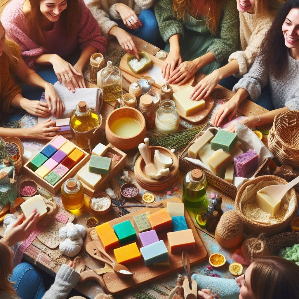 image of a soap making business